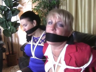 A Mistress Puts A Submissive Woman In A Strict Rope