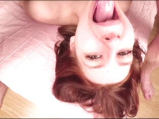 Cute Redhead Enjoys Anal And Piss In Mouth Like A Natur