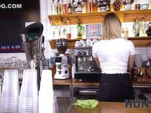 Baristas Gf Unites Slit With Guests Penis For Tips With Lya Missy