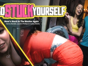 Vanna Bardot & Lauren Phillips in Mom's Stuck In The Washer Again