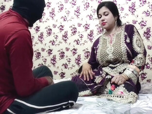 Indian Desi Sexy Bride With Her Husband On Wedding Night