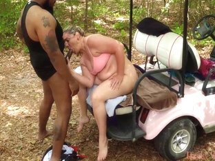 Bbc Slut Fucked And Creampied On Her Pretty Pink Golf Cart At A Public Park - Becky Tailorxxx 8 Min