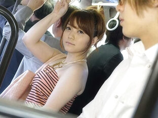 On the Tokyo bus with the horniest babe, MissMari Motoyama - JapanHDV
