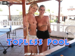 Topless Pool featuring Chloe, Marie - ZexyVR