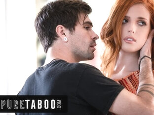 PURE TABOO Scarlett Mae Swallows Her Criminal Ex-Boyfriend's Load Before He's Sent To Jail