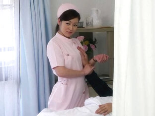 Maria Ono is a kind nurse that sucks each one of her patient's cocks - JapanHDV